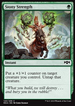 Stony Strength - Ravnica Allegiance (Common) [RNA-143] - JotaCards - Tu Tienda de TCG