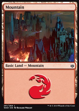 Mountain (V.3) - War of the Spark (Land) [WAR-261] - JotaCards - Tu Tienda de TCG
