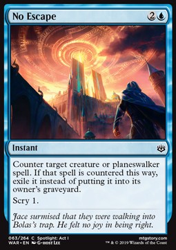 No Escape - War of the Spark (Common) [WAR-63] - JotaCards - Tu Tienda de TCG