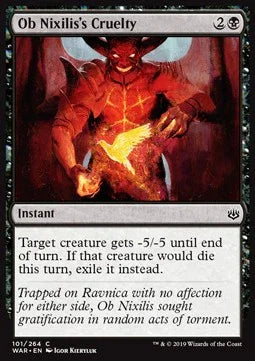 Ob Nixilis's Cruelty - War of the Spark (Common) [WAR-101] - JotaCards - Tu Tienda de TCG