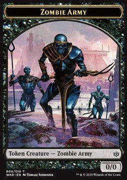 Zombie Army Token (Black 0/0) (V.2) - War of the Spark (Token) [WAR-T09] - JotaCards - Tu Tienda de TCG