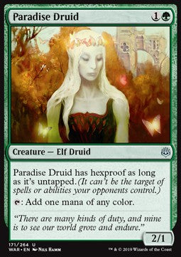 Paradise Druid - War of the Spark (Uncommon) [WAR-171] - JotaCards - Tu Tienda de TCG