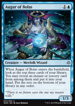 Augur of Bolas - War of the Spark (Uncommon) [WAR-41] - JotaCards - Tu Tienda de TCG