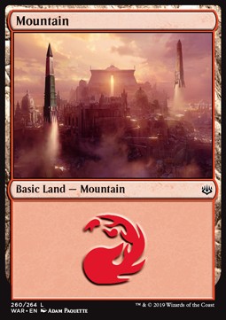 Mountain (V.2) - War of the Spark (Land) [WAR-260] - JotaCards - Tu Tienda de TCG
