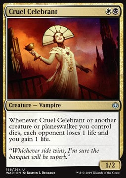 Cruel Celebrant - War of the Spark (Uncommon) [WAR-188] - JotaCards - Tu Tienda de TCG