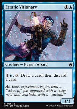 Erratic Visionary - War of the Spark (Common) [WAR-48] - JotaCards - Tu Tienda de TCG