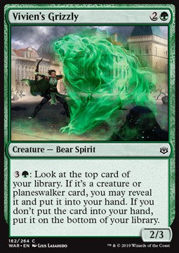 Vivien's Grizzly - War of the Spark (Common) [WAR-182] - JotaCards - Tu Tienda de TCG