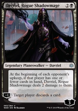 Davriel, Rogue Shadowmage - War of the Spark (Uncommon) [WAR-83] - JotaCards - Tu Tienda de TCG