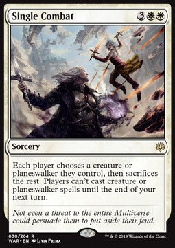 Single Combat - War of the Spark (Rare) [WAR-30] - JotaCards - Tu Tienda de TCG