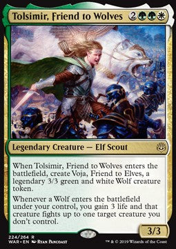 Tolsimir, Friend to Wolves - War of the Spark (Rare) [WAR-224] - JotaCards - Tu Tienda de TCG