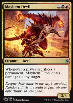 Mayhem Devil - War of the Spark (Uncommon) [WAR-204] - JotaCards - Tu Tienda de TCG
