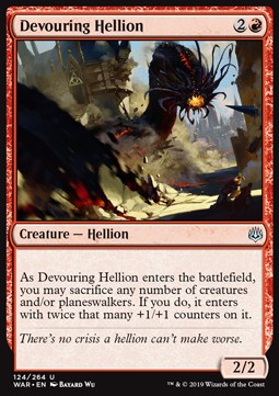 Devouring Hellion - War of the Spark (Uncommon) [WAR-124] - JotaCards - Tu Tienda de TCG