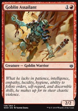 Goblin Assailant - War of the Spark (Common) [WAR-128] - JotaCards - Tu Tienda de TCG
