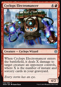 Cyclops Electromancer - War of the Spark (Uncommon) [WAR-122] - JotaCards - Tu Tienda de TCG