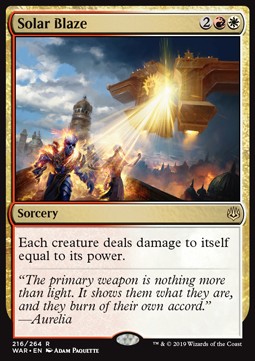 Solar Blaze - War of the Spark (Rare) [WAR-216] - JotaCards - Tu Tienda de TCG