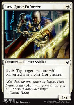 Law-Rune Enforcer - War of the Spark (Common) [WAR-20] - JotaCards - Tu Tienda de TCG