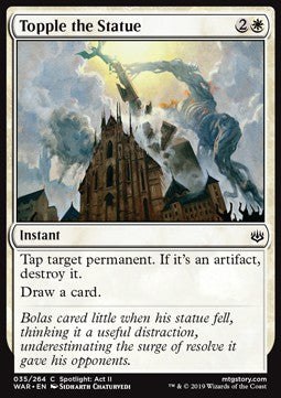 Topple the Statue - War of the Spark (Common) [WAR-35] - JotaCards - Tu Tienda de TCG