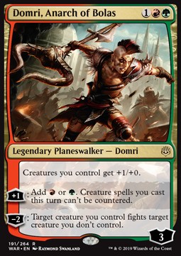 Domri, Anarch of Bolas - War of the Spark (Rare) [WAR-191] - JotaCards - Tu Tienda de TCG