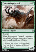 Thundering Ceratok - War of the Spark (Common) [WAR-179] - JotaCards - Tu Tienda de TCG