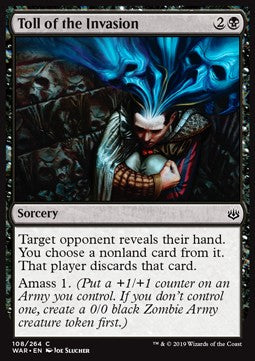 Toll of the Invasion - War of the Spark (Common) [WAR-108] - JotaCards - Tu Tienda de TCG