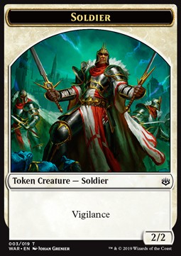 Soldier Token (White 2/2) - War of the Spark (Token) [WAR-T03] - JotaCards - Tu Tienda de TCG