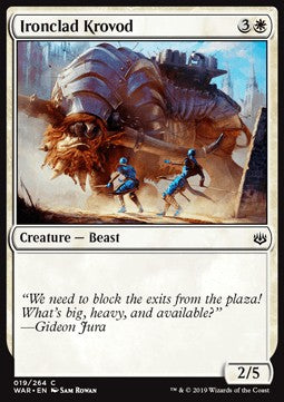 Ironclad Krovod - War of the Spark (Common) [WAR-19] - JotaCards - Tu Tienda de TCG
