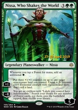 Nissa, Who Shakes the World - War of the Spark: Extras (Rare) [XWAR-169] - JotaCards - Tu Tienda de TCG