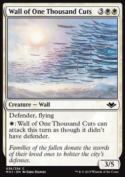 Wall of One Thousand Cuts - Modern Horizons (Common) [MH1-36] - JotaCards - Tu Tienda de TCG