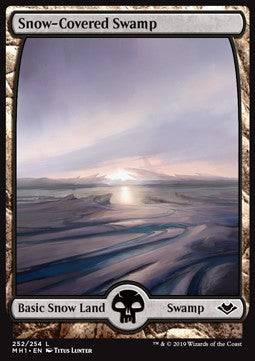 Snow-Covered Swamp - Modern Horizons (Land) [MH1-252] - JotaCards - Tu Tienda de TCG
