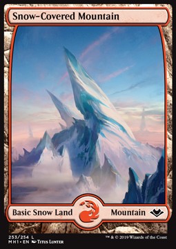 Snow-Covered Mountain - Modern Horizons (Land) [MH1-253] - JotaCards - Tu Tienda de TCG