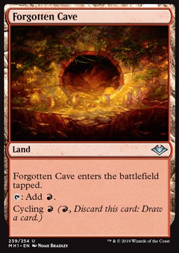 Forgotten Cave - Modern Horizons (Uncommon) [MH1-239] - JotaCards - Tu Tienda de TCG