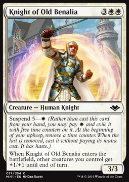 Knight of Old Benalia - Modern Horizons (Common) [MH1-17] - JotaCards - Tu Tienda de TCG