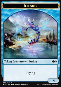 Illusion Token (U 1/1 Flying) // Bear Token (G 2/2) - Modern Horizons (Token) [MH1-T 05/11] - JotaCards - Tu Tienda de TCG