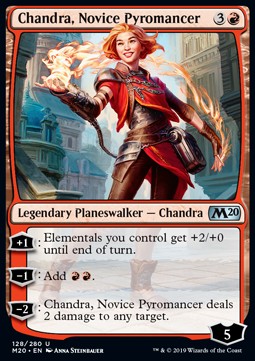 Chandra, Novice Pyromancer - Core 2020 (Uncommon) [M20-128] - JotaCards - Tu Tienda de TCG
