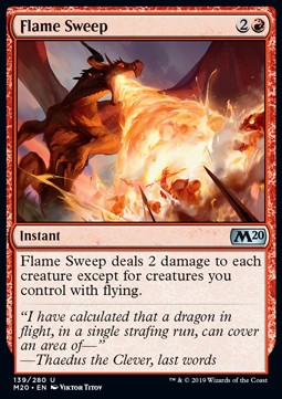 Flame Sweep - Core 2020 (Uncommon) [M20-139] - JotaCards - Tu Tienda de TCG