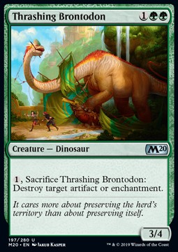 Thrashing Brontodon - Core 2020 (Uncommon) [M20-197] - JotaCards - Tu Tienda de TCG