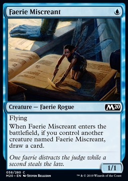Faerie Miscreant - Core 2020 (Common) [M20-58] - JotaCards - Tu Tienda de TCG