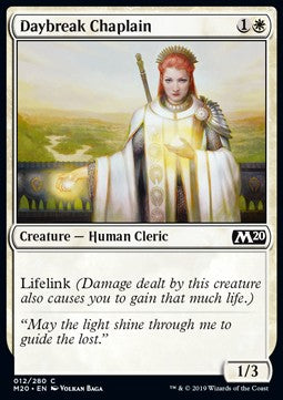 Daybreak Chaplain - Core 2020 (Common) [M20-12] - JotaCards - Tu Tienda de TCG