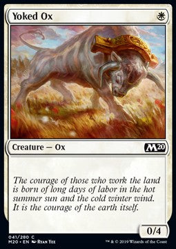 Yoked Ox - Core 2020 (Common) [M20-41] - JotaCards - Tu Tienda de TCG