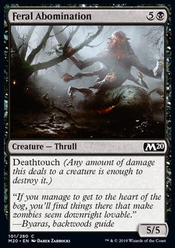 Feral Abomination - Core 2020 (Common) [M20-101] - JotaCards - Tu Tienda de TCG
