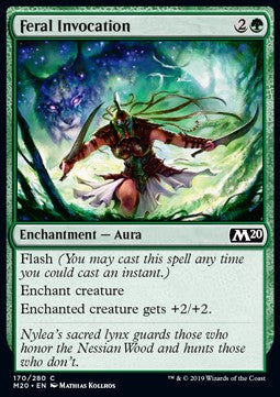 Feral Invocation - Core 2020 (Common) [M20-170] - JotaCards - Tu Tienda de TCG