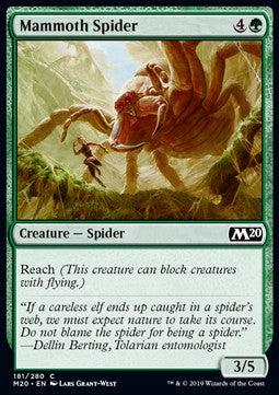 Mammoth Spider - Core 2020 (Common) [M20-181] - JotaCards - Tu Tienda de TCG