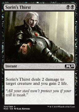 Sorin's Thirst - Core 2020: Extras (Common) [XM20-325] - JotaCards - Tu Tienda de TCG