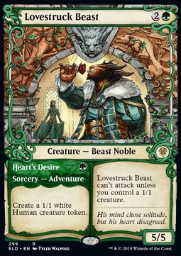 Lovestruck Beast // Heart's Desire - Throne of Eldraine: Extras (Rare) [XELD-299] - JotaCards - Tu Tienda de TCG