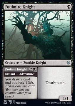 Foulmire Knight // Profane Insight - Throne of Eldraine (Uncommon) [ELD-90] - JotaCards - Tu Tienda de TCG