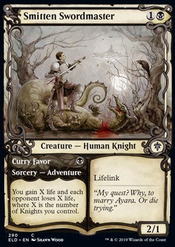 Smitten Swordmaster // Curry Favor - Throne of Eldraine: Extras (Common) [XELD-290] - JotaCards - Tu Tienda de TCG