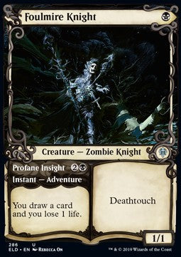 Foulmire Knight // Profane Insight - Throne of Eldraine: Extras (Uncommon) [XELD-286] - JotaCards - Tu Tienda de TCG
