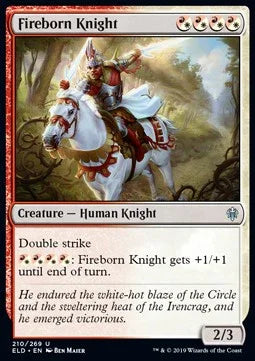 Fireborn Knight - Throne of Eldraine (Uncommon) [ELD-210] - JotaCards - Tu Tienda de TCG