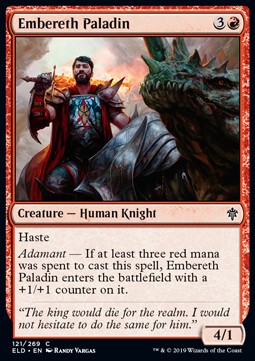 Embereth Paladin - Throne of Eldraine (Common) [ELD-121] - JotaCards - Tu Tienda de TCG
