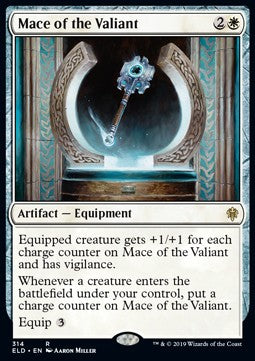 Mace of the Valiant - Throne of Eldraine: Extras (Rare) [XELD-314] - JotaCards - Tu Tienda de TCG